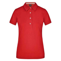 James&Nicholson Dámská polokošile JN969 Red