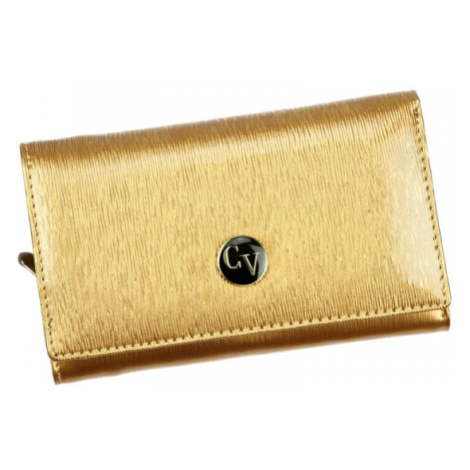 Dámská kožená peněženka lakovaná zlatá - Cavaldi H291 zlatá