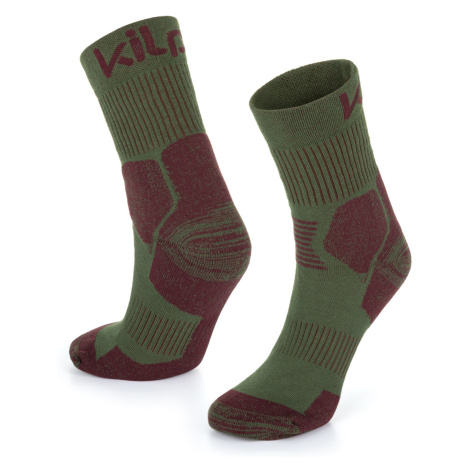 Kilpi ULTRA-U Unisex běžecké ponožky RU0901KI Khaki
