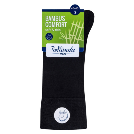 Bellinda BAMBUS Comfort vel. 43–46 pánské ponožky černé
