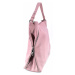Dámská kožená kabelka Juice - růžová pudrová