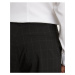 Černé pánské kostkované zkrácené kalhoty Celio Fonoel