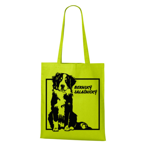Plátěná taška s potiskem Bernského salašnického psa BezvaTriko