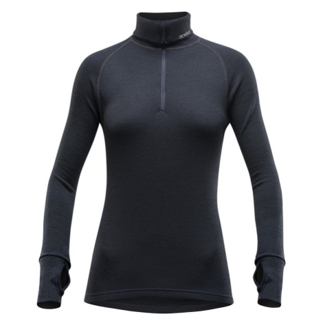 Dámský funkční merino rolák Devold Expedition Woman Zip Neck Black