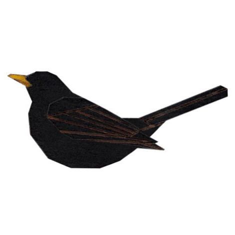 Brož Blackbird Brooch ze dřeva BeWooden