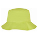 Klobouk // Flexfit / Flexfit Cotton Twill Bucket Hat greenglow