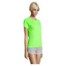 SOĽS Sporty Women Dámské funkční triko SL01159 Neon green