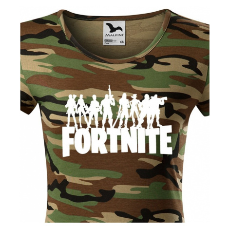 Dámské tričko s potiskem hry Fortnite - ideální pro malé hráče BezvaTriko