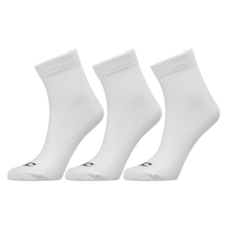 O'Neill QUARTER 3P Unisex ponožky, bílá, velikost