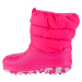 TMAVĚ RŮŽOVÉ SNĚHULE CROCS CLASSIC NEO PUFF BOOT KIDS Tmavě růžová