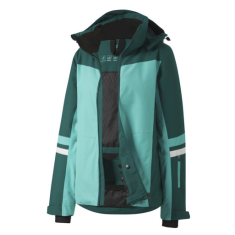 CRIVIT Dámská lyžařská bunda 10.000 mm (tyrkysová / zelená / bílá)