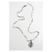 Small Dollar Necklace - silver