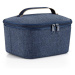 Chladící taška na svačinu Reisenthel Coolerbag S pocket Herringbone dark blue