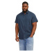 Jack&Jones PLUS Pánská košile JJPLAIN Slim Fit 12254851 Navy Blazer