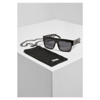 Sunglasses Zakynthos with Chain - black/silver