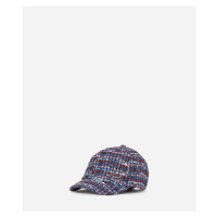 Kšiltovka karl lagerfeld k/signature boucle cap blue/red multi