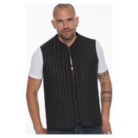 Y8611 DEWBERRY MEN'S VEST-BLACK