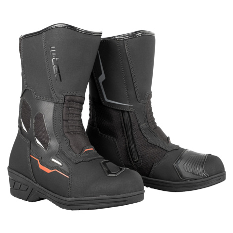 Dámské moto boty W-TEC Moanna černo-červená