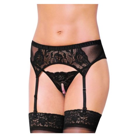 Dámský erotický podvazkový pás SoftLine collection 3319 | černé