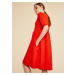 Červené šaty s kapsami ZOOT.lab Monika 2