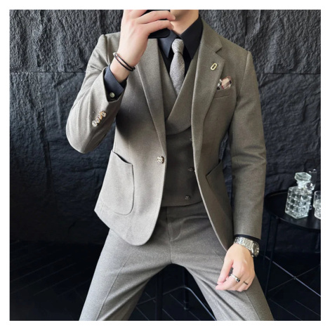 Kvalitní a luxusní oblek obchodní 3v1 JFC FASHION