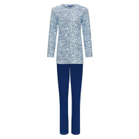 Dámské pyžamo 20232-160-2 modré se vzorem - Pastunette