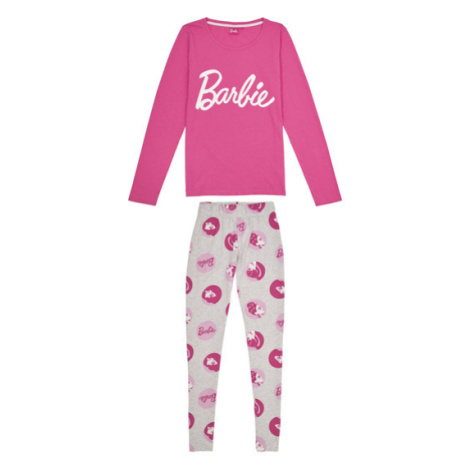 Barbie Dámské pyžamo (pink/šedá)