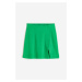 H & M - Krátká zavinovací sukně - zelená