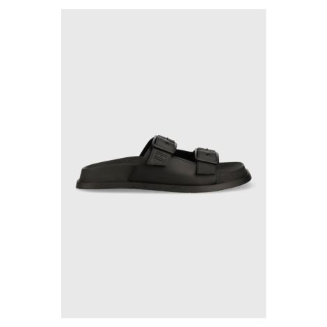 Pantofle Tommy Jeans SANDAL pánské, černá barva, EM0EM01148 Tommy Hilfiger
