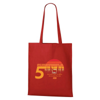 DOBRÝ TRIKO Bavlněná taška s potiskem 50 let myslivost Barva: Červená