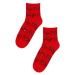Wola Casual 203 červené Ponožky