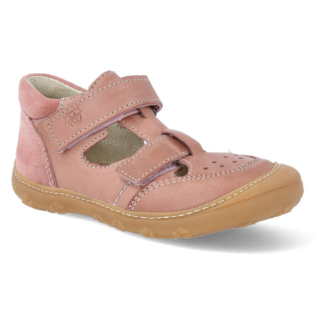 Barefoot sandálky Ricosta - Pepino Eni Barbie M růžové