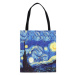 Plátěná taška přes rameno Vincent Van Gogh Hvězdná noc