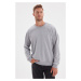Trendyol Gray Men's Oversize Fit Sweatshirt