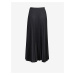 Tmavě šedá dámská plisovaná sukně s příměsí vlny Calvin Klein Jeans Wool Flannel Knife P