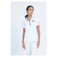 Polokošile la martina woman polo s/s piquet stretch bílá