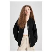 DEFACTO Oversize Fit Bomber Jacket