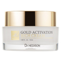 Dr. HEDISON - GOLD ACTIVATION RICH CREAM - luxusní krém s koloidním zlatem 50 ml