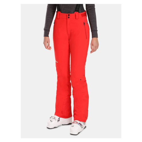 Červené dámské lyžařské kalhoty Kilpi DAMPEZZO-W