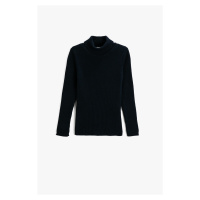 Koton Girls Navy Blue Sweater