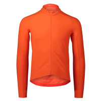 POC Cyklistický dres s dlouhým rukávem zimní - RADIANT - oranžová