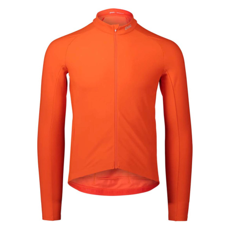 POC Cyklistický dres s dlouhým rukávem zimní - RADIANT - oranžová