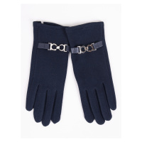 Yoclub Woman's Women's Gloves RES-0095K-195C Navy Blue