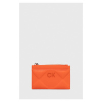 Peněženka Calvin Klein oranžová barva, K60K611372