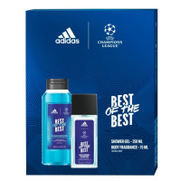 Adidas UEFA Best Of The Best - deodorant s rozprašovačem 75 ml + sprchový gel 250 ml