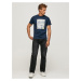 Tmavě modré pánské tričko Pepe Jeans Teller