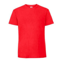 Iconic 195 Ringspun Premium Fruit of the Loom Men's Red T-shirt