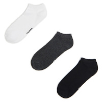 Cropp - 3 balení kotníkových ponožek - Světle šedá