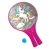 Plážový tenis Jednorožec Mondo růžová,Unicorn