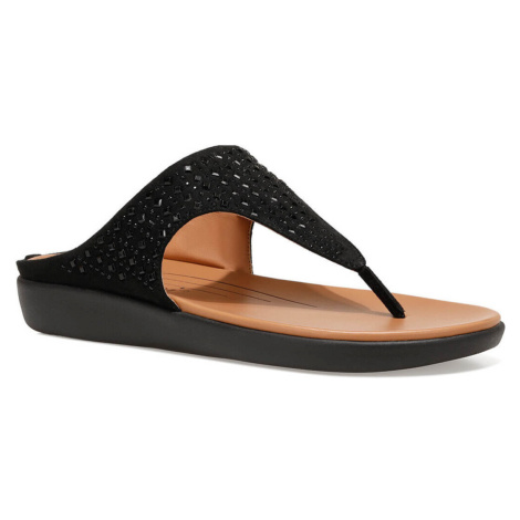 İnci Inci Hephaistos 1Fx Black Woman Slippers Flat